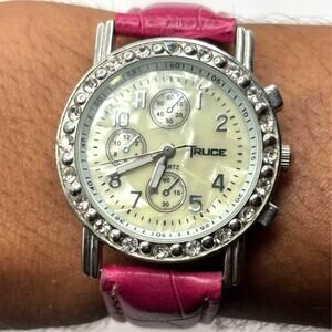 Silver & Pink Truce Watch